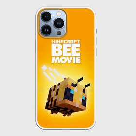 Чехол для iPhone 13 Pro Max с принтом BEE MOVIE Minecraft в городе Новоалтайск,  |  | bee | craft | mine | minecraft | блоки | добывать | желтая | компьютерная игра | крафт | кубики | майн | майнкрафт | манкрафт | пчела | пчелка | ремесло | скин | улей | шахта