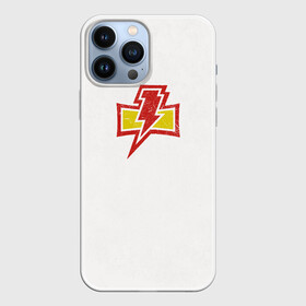 Чехол для iPhone 13 Pro Max с принтом Белые Шрамы (цвет легиона) в городе Новоалтайск,  |  | astartes | flash | jaghatai khan | lightning | space marine | waha | warhammer | white scars | астартес | белые шрамы | вархаммер | ваха | джагатай хан | молния
