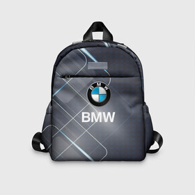 Детский рюкзак 3D с принтом [BMW] Logo в городе Новоалтайск, 100% полиэстер | лямки с регулируемой длиной, сверху петелька, чтобы рюкзак можно было повесить на вешалку. Основное отделение закрывается на молнию, как и внешний карман. Внутри дополнительный карман. По бокам два дополнительных кармашка | Тематика изображения на принте: bmw | bmw performance | m | motorsport | performance | бмв | моторспорт