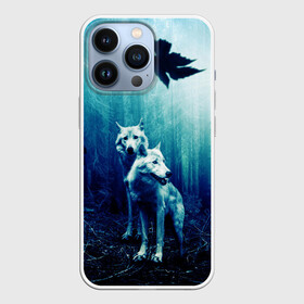 Чехол для iPhone 13 Pro с принтом ЛЕС, ВОЛКИ И ТУМАН в городе Новоалтайск,  |  | Тематика изображения на принте: волк | деревья | лес | осень | природа | туман