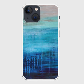 Чехол для iPhone 13 mini с принтом Небесные потеки в городе Новоалтайск,  |  | акварель | арт | краски | мазки | мазки красок | небо | облака | облако | рисунок | рисунок акварелью | рисунок красками