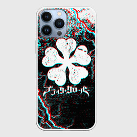 Чехол для iPhone 13 Pro Max с принтом BLACK CLOVER GLITCHF FLASHES в городе Новоалтайск,  |  | asta | black bull | black clover | bull | clover | аста | бык | клевер | чёрный бык | чёрный клевер