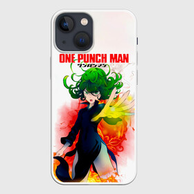 Чехол для iPhone 13 mini с принтом Тацумаки One Punch Man в городе Новоалтайск,  |  | one punch man | one punchman | onepunchman | senritsu no tatsumaki | tatsumaki | аниме | ван панч мен | ванпанчмен | манга | тацумаки | торнадо | торнадо ужаса | ужасная торнадо | человек одинудар | человек одного удара
