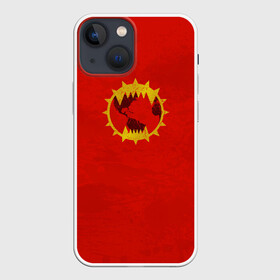 Чехол для iPhone 13 mini с принтом Пожиратели миров после Ереси (цвет легиона) в городе Новоалтайск,  |  | Тематика изображения на принте: angron | astartes | blood | chaos | khorne | space marine | waha | warhammer | world eaters | ангрон | астартес | вархаммер | космодесант | кровь | кхорн | пожиратели миров | хаос