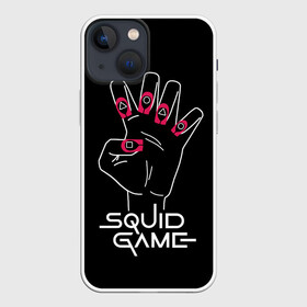 Чехол для iPhone 13 mini с принтом Hand of player 001 в городе Новоалтайск,  |  | action adventure | fingernail guards | hand | manicure | south korean | squid game | survival | thriller | web series | веб сериал | выживание | игра в кальмара | маникюр | ногти стражники | приключенческий боевик | рука | триллер | ю