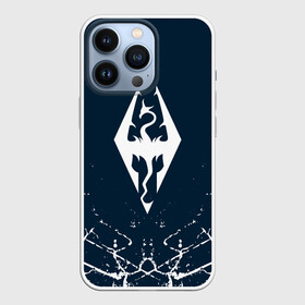 Чехол для iPhone 13 Pro с принтом THE ELDER SCROLLS SKYRIM ЭМБЛЕМА ДРАКОНА в городе Новоалтайск,  |  | dovahkiin | dragon | dragonborn | fus ro dah | oblivion | rpg | skyrim | tes | tes 5 | tes skyrim | tes v | the elder scrolls | the elder scrolls skyrim | we know | докавин | дракон | мы знаем | обливион | рпг | скайрим | фус ро дах
