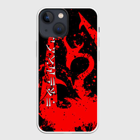Чехол для iPhone 13 mini с принтом TES RED DRAGON, FUS RO DAH SYMBOL в городе Новоалтайск,  |  | dovahkiin | dragon | dragonborn | fus ro dah | oblivion | rpg | skyrim | tes | tes 5 | tes skyrim | tes v | the elder scrolls | the elder scrolls skyrim | we know | докавин | дракон | мы знаем | обливион | рпг | скайрим | фус ро дах
