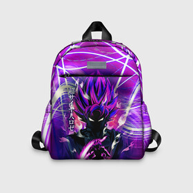 Детский рюкзак 3D с принтом Гоку Блек | Anime Dragon Ball | Super Saiyan в городе Новоалтайск, 100% полиэстер | лямки с регулируемой длиной, сверху петелька, чтобы рюкзак можно было повесить на вешалку. Основное отделение закрывается на молнию, как и внешний карман. Внутри дополнительный карман. По бокам два дополнительных кармашка | Тематика изображения на принте: anime | black | goku | grunge | japan | аниме | анимэ | балл | гранж | драгон бол | дракон | иероглифы | мульт | полосы | потертости | самурай | символ | супер | узоры | япония