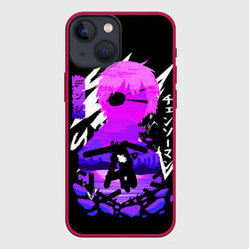 Чехол для iPhone 13 mini с принтом Chainsaw Man: Человек бензопила в городе Новоалтайск,  |  | chainsaw man | аниме | бензопила | демон бензопилы | дэнджи | манга | охотник на демонов | почита | человекбензопила