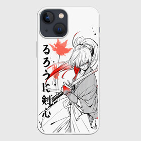 Чехол для iPhone 13 mini с принтом Rurouni Kenshin   Бродяга Кэнсин в городе Новоалтайск,  |  | rk | ruroken | rurouni kenshin | samurai x | аниме | бродяга кэнсин | манга | самурай икс | химура