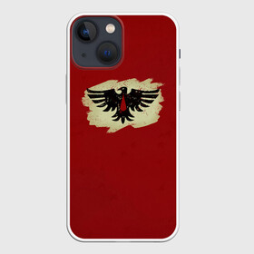 Чехол для iPhone 13 mini с принтом Кровавые Вороны (креатив) в городе Новоалтайск,  |  | Тематика изображения на принте: astartes | blood ravens | dawn of war | dow | gabriel angelos | raven | ravens | space marine | waha | warhammer | вархаммер | ваха | ворон | вороны | космодесант | кровавые вороны