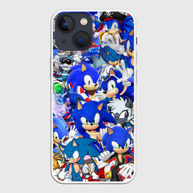 Чехол для iPhone 13 mini с принтом SONIC СИНИЙ ЁЖ СОНИК в городе Новоалтайск,  |  | animal | games | hedgehog | sega | sonic | speed | speed sonic | быстрый ёж | ёж | ёжик | игры | персонаж | сега | синий ёж | скорость | соник