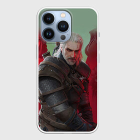 Чехол для iPhone 13 Pro с принтом ВЕДЬМАК | THE WITCHER | ГЕРАЛЬТ С МЕЧОМ в городе Новоалтайск,  |  | Тематика изображения на принте: geralt | the witcher | the witcher wild hunt | witcher | wolf | аард | аксий | белый волк | ведьмак | ведьмак 3 | волк | геральт | игни | ирден | йенифер | каер морхен | квен | охотник | трисс | цири | школа волка