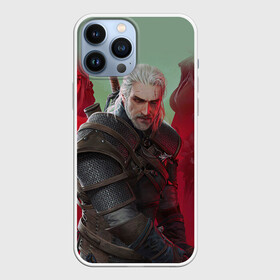 Чехол для iPhone 13 Pro Max с принтом ВЕДЬМАК | THE WITCHER | ГЕРАЛЬТ С МЕЧОМ в городе Новоалтайск,  |  | Тематика изображения на принте: geralt | the witcher | the witcher wild hunt | witcher | wolf | аард | аксий | белый волк | ведьмак | ведьмак 3 | волк | геральт | игни | ирден | йенифер | каер морхен | квен | охотник | трисс | цири | школа волка