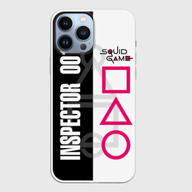 Чехол для iPhone 13 Pro Max с принтом Squid Game: Inspector 001 в городе Новоалтайск,  |  | Тематика изображения на принте: 001 | action adventure | chief | inspector | leader | south korean | squid game | survival game | thriller | web series | веб сериал | главный | игра в кальмара | игра на выживание | инспектор | лидер | приключенческий боевик | триллер | южнокорейский