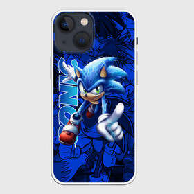 Чехол для iPhone 13 mini с принтом SONIC LOGO   СОНИК ЛОГО в городе Новоалтайск,  |  | animal | games | hedgehog | sega | sonic | speed | speed sonic | быстрый ёж | ёж | ёжик | игры | персонаж | сега | синий ёж | скорость | соник