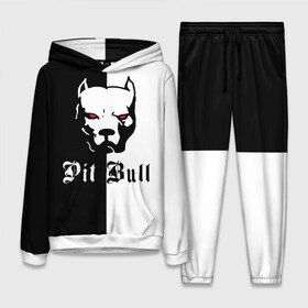 Женский костюм 3D (с толстовкой) с принтом Pit Bull (боец) в городе Новоалтайск,  |  | boxer | bulldog | fighting dog | pit bull | барбос | бобик | бойцовская собака | бойцовский пес | боксер | бульдог | волкодав | год со | друг человека | животное | зверь | ищейка | кинолог | кость | лайка | лапы | лев | пес