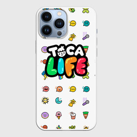 Чехол для iPhone 13 Pro Max с принтом Логотип | Toca Boca | Тока Бока в городе Новоалтайск,  |  | digital toys | gamer | games | helicopter taxi | pets | toca boca | toca hair salon | toca kitchen | toca life | toca life city | toca life world | toca tea party | video games | бока бока | игры | тока бока | тока лайф | тока тока