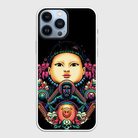 Чехол для iPhone 13 Pro Max с принтом Игра в кальмара Кукла маски черепа в городе Новоалтайск,  |  | выживание | игра | игра в кальмара | кукла | маски | черепа