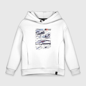 Детское худи Oversize хлопок с принтом Toyota Gazoo Racing sketch в городе Новоалтайск, френч-терри — 70% хлопок, 30% полиэстер. Мягкий теплый начес внутри —100% хлопок | боковые карманы, эластичные манжеты и нижняя кромка, капюшон на магнитной кнопке | car | concept | racing | sketch | toyota | автомобиль | гонка | концепция | тойота | эскиз