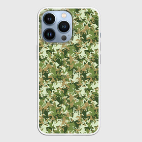 Чехол для iPhone 13 Pro с принтом Лягушки (камуфляж) в городе Новоалтайск,  |  | amphibian | animal | camouflage | frog | hunting camo | military camouflage | reptile | reptilian | амфибия | военный камуфляж | животное | земноводное | камуфляж | квакушка | лягуха | лягушка | лягушонок пепе | маскировка | масхалат
