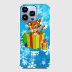 Чехол для iPhone 13 Pro с принтом Тигр в подарочной коробке в городе Новоалтайск,  |  | 2022 | год тигра | новый год | новый год 2022 | символ года | тигр | тигренок | тигрица | тигры