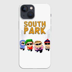 Чехол для iPhone 13 mini с принтом Метросексуалы Южного Парка в городе Новоалтайск,  |  | cartman | eric cartman | eric theodore cartman | kenny mccormick | mckormick | south park | sp | the coon | енот | жиробас | жиртрест | картман | кеннет | кенни | маккормик | мультфильм | они уюили кени | саус парк | сауспарк | сволочи | стэн 