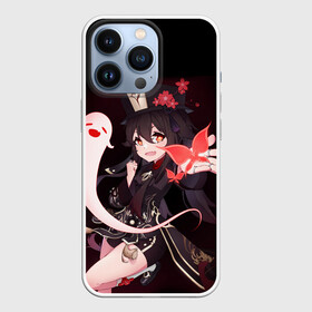 Чехол для iPhone 13 Pro с принтом HU TAO | ХУ ТАО в городе Новоалтайск,  |  | Тематика изображения на принте: anime | game | genshin | hu tao | impact | lumin | paimon | pyro | аниме | взрыв | геншин | игра | импакт | итэр | люмин | молитва | паймон | пиро | путешественник | тейват | ху тао