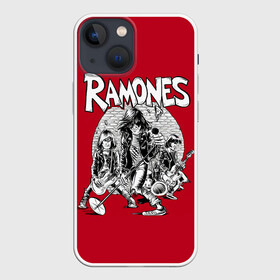 Чехол для iPhone 13 mini с принтом BW Ramones в городе Новоалтайск,  |  | alternative | music | punk | punkrock | ramones | ramons | rock | альтернатива | музыка | панк | панкрок | рамонс | рок