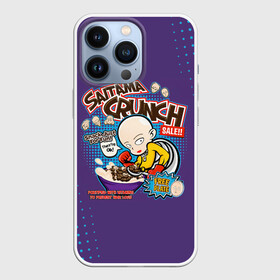 Чехол для iPhone 13 Pro с принтом Saitama crunch One Punch Man в городе Новоалтайск,  |  | Тематика изображения на принте: hagemanto | one punch man | one punchman | onepunchman | saitama | sensei | аниме | ван панч мен | ванпанчмен | лысый плащ | манга | сайтама | сильнейший человек | учитель | человек одинудар | человек одного удара
