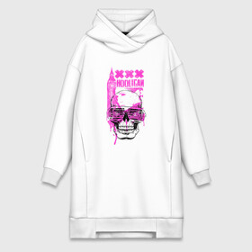Платье-худи хлопок с принтом Pink Hoonigan в городе Новоалтайск,  |  | colorful | gangsta | арт | бандит | иллюстрация | крутой | лондон