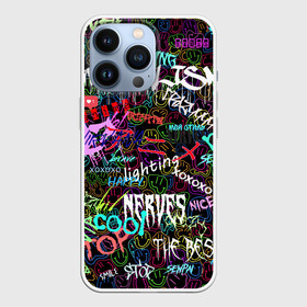 Чехол для iPhone 13 Pro с принтом neon graffiti | Smile в городе Новоалтайск,  |  | bright | graffiti | inscriptions | neon | smile | абстракция | граффити | надписи | неон | смайлы