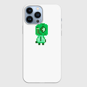 Чехол для iPhone 13 Pro Max с принтом Camera Head в городе Новоалтайск,  |  | Тематика изображения на принте: art | camera head | pixel art | зеленый | пиксели