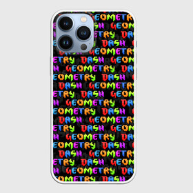 Чехол для iPhone 13 Pro Max с принтом GEOMETRY DASH   УЗОР   PATTERN в городе Новоалтайск,  |  | Тематика изображения на принте: 2d игра | geometry dash | logo | mobile game | pattern | robtop | space | геометри даш | космос | кубики | кубы | лого | мобильная игра | неон | узор