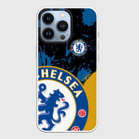 Чехол для iPhone 13 Pro с принтом ЧЕЛСИ   CHELSEA GOLDEN LOGO в городе Новоалтайск,  |  | blue | chelsea | fc | football | football club | lion | sport | лев | синий | спорт | спортивные | униформа | фирменные цвета | фк | футбол | футбольный клуб | челси