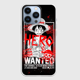 Чехол для iPhone 13 Pro с принтом One Piece: Разыскивается Манки Д Лаффи в городе Новоалтайск,  |  | anime | hero | monkey d luffy | one piece | wanted | аниме | ванпис | манга | манки д лаффи | манки д луффи | соломенная шляпа