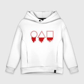 Детское худи Oversize хлопок с принтом Bloody Game в городе Новоалтайск, френч-терри — 70% хлопок, 30% полиэстер. Мягкий теплый начес внутри —100% хлопок | боковые карманы, эластичные манжеты и нижняя кромка, капюшон на магнитной кнопке | 001 | 067 | 101 | 199 | 212 | 456 | game | korea | mask | netflix | ojingeo geim | squid game | деньги | игра | игра в кальмара | кальмар | кино | кореец | корея | криминал | кровь | маска | нетфликс | сериал | триллер