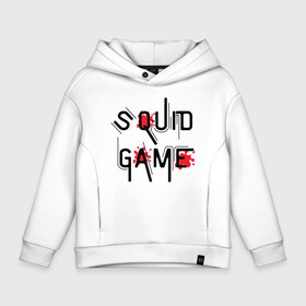 Детское худи Oversize хлопок с принтом Blood Squid Game в городе Новоалтайск, френч-терри — 70% хлопок, 30% полиэстер. Мягкий теплый начес внутри —100% хлопок | боковые карманы, эластичные манжеты и нижняя кромка, капюшон на магнитной кнопке | 001 | 067 | 101 | 199 | 212 | 456 | game | korea | mask | netflix | ojingeo geim | squid game | деньги | игра | игра в кальмара | кальмар | кино | кореец | корея | криминал | кровь | маска | нетфликс | сериал | триллер