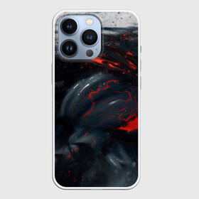 Чехол для iPhone 13 Pro с принтом ЧЁРНЫЙ СИМБИОТ   ГРАНЖ   BLACK MONSTER в городе Новоалтайск,  |  | Тематика изображения на принте: abstraction | geometry | hexagon | monster | neon | paints | stripes | texture | triangle | абстракция | брызги | геометрия | краски | монстры | неон | симбиот | соты | текстура | чёрный