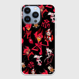 Чехол для iPhone 13 Pro с принтом ОТЕЛЬ ХАЗБИН, ПЕРСОНАЖИ МУЛЬТФИЛЬМА в городе Новоалтайск,  |  | alastor | charlie | hask | hazbin | hazbin hotel | hell | sinner | ад | аластор | грешник | отель хазбин | хазбин | хаск | чарли