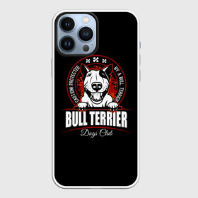 Чехол для iPhone 13 Pro Max с принтом Бультерьер (Bull Terrier) в городе Новоалтайск,  |  | Тематика изображения на принте: bull terrier | bulldog | dog | fighting dog | pit bull | terrier | бойцовская собака | бульдог | бультерьер | год собаки | друг человека | животное | зверь | кинолог | кость | пёс | питбуль | порода собак | собака