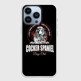 Чехол для iPhone 13 Pro с принтом Кокер Спаниель (Cocker Spaniel) в городе Новоалтайск,  |  | Тематика изображения на принте: cocker spaniel | dog spaniel | k | английский спаниель | год собаки | друг человека | животное | зверь | кавалер спаниель | кинг чарльз спаниель | кинолог | кокер спаниель | охотничья собака | пёс