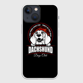 Чехол для iPhone 13 mini с принтом Такса (Dachshund) в городе Новоалтайск,  |  | animal | dachshund | dog | hunting dog | год собаки | друг человека | животное | кинолог | охотничья собака | пёс | порода собак | собака такса | собаковод | такса | четвероногий | щенок таксы
