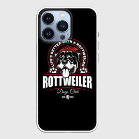 Чехол для iPhone 13 Pro с принтом Ротвейлер (Rottweiler) в городе Новоалтайск,  |  | animal | dog | fighting dog | rottweiler | бойцовская собака | год собаки | друг человека | животное | зверь | кинолог | пёс | порода собак | ротвейлер | собака ротвейлер | собаковод | хищник | четвероногий