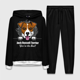 Женский костюм 3D (с толстовкой) с принтом Джек Рассел Терьер (Jack Russell Terrier) в городе Новоалтайск,  |  | animal | dog terrier | jack russell terrier | год собаки | джек рассел терьер | друг человека | животное | зверь | кинолог | охотничья собака | пёс | пёсик | собака джек рассел терьер | собаковод | терьер