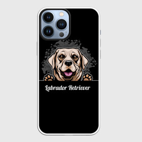 Чехол для iPhone 13 Pro Max с принтом Лабрадор Ретривер (Labrador Retriever) в городе Новоалтайск,  |  | Тематика изображения на принте: animal | dog | hunting dog | labrador | labrador retriever | год собаки | друг человека | животное | зверь | кинолог | лабрадор | лабрадор ретривер | охотничья собака | пес | порода собак | ретривер | собака лабрадор