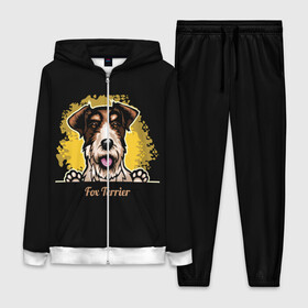 Женский костюм 3D с принтом Фокстерьер (Fox terrier) в городе Новоалтайск,  |  | animal | dog | fox terrier | hunting dog | terrier | год собаки | друг человека | животное | зверь | кинолог | охотничья собака | пёс | пёсик | порода собак | собака | собака фокстерьер | собаковод | терьер | фокстерьер