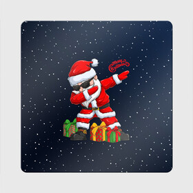 Магнит виниловый Квадрат с принтом SANTA DABBING в городе Новоалтайск, полимерный материал с магнитным слоем | размер 9*9 см, закругленные углы | christmas | dab | dabbing | santa | дед мороз | елка | зима | новый год | подарок | рождество | санта | снег | снегурочка | снежинка