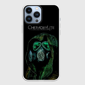 Чехол для iPhone 13 Pro Max с принтом CHERNOBYLlite на чёрном фоне в городе Новоалтайск,  |  | выживалка | игра | сталкер | стрелялка | чернобль | шутер
