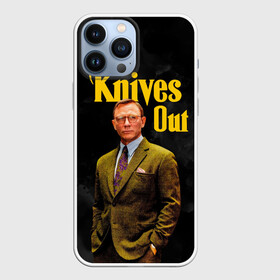 Чехол для iPhone 13 Pro Max с принтом Достать ножи   Knives Out в городе Новоалтайск,  |  | Тематика изображения на принте: benoit blanc | daniel craig | knives out | rian johnson | бенуа блан | детектив | достать ножи | дэниел крейг | райан джонсон